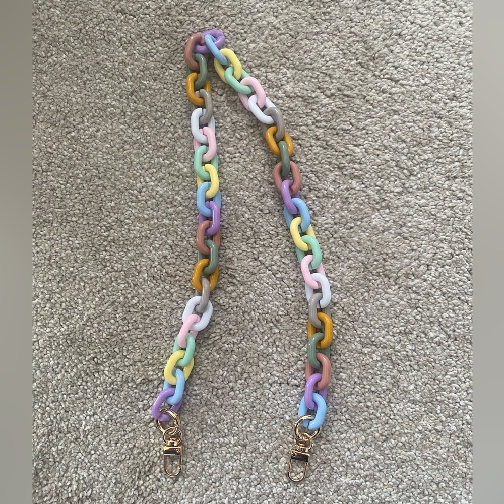 Colorful Bag Chain Accessory